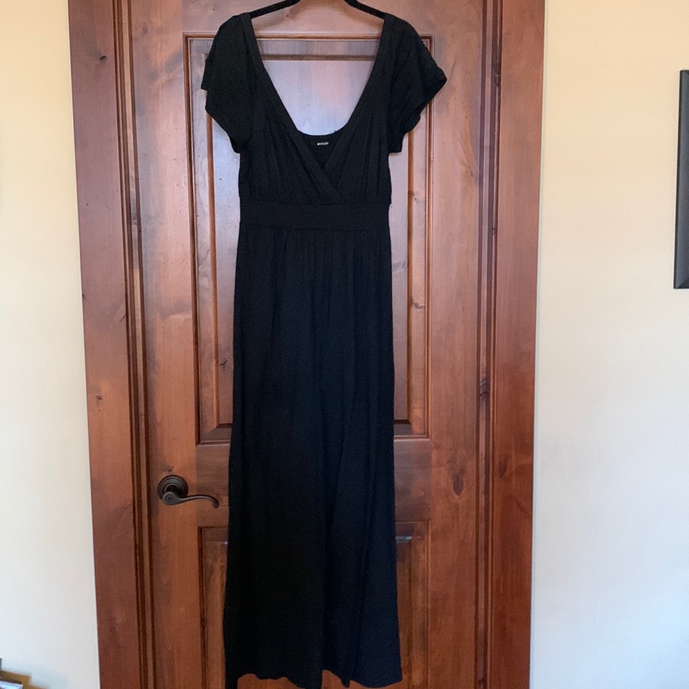LA Made black maxi dress L
